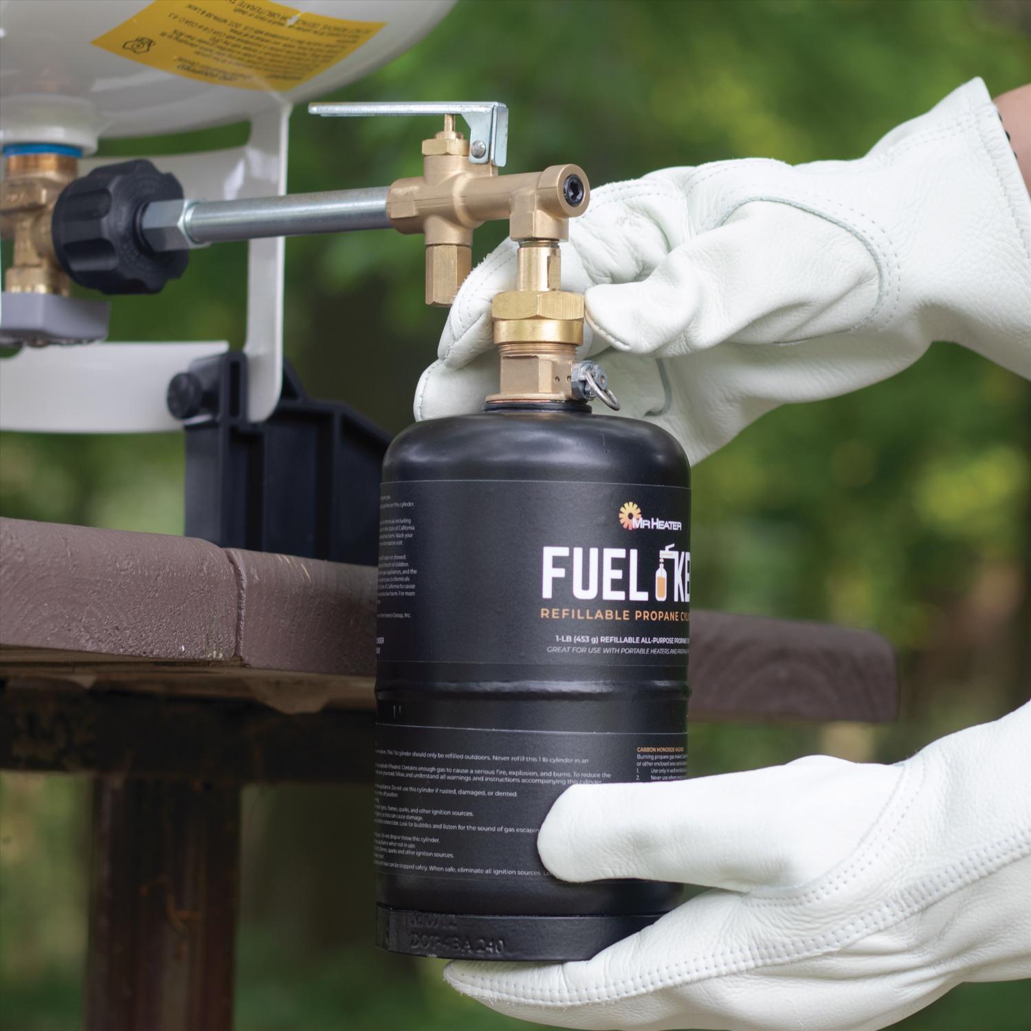 Mr. Heater Fuel Keg 16 oz Brass/Steel Propane Cylinder