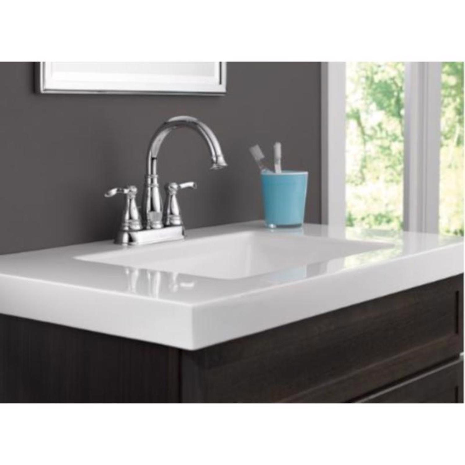 Delta Porter Chrome Bathroom Faucet 4 in.