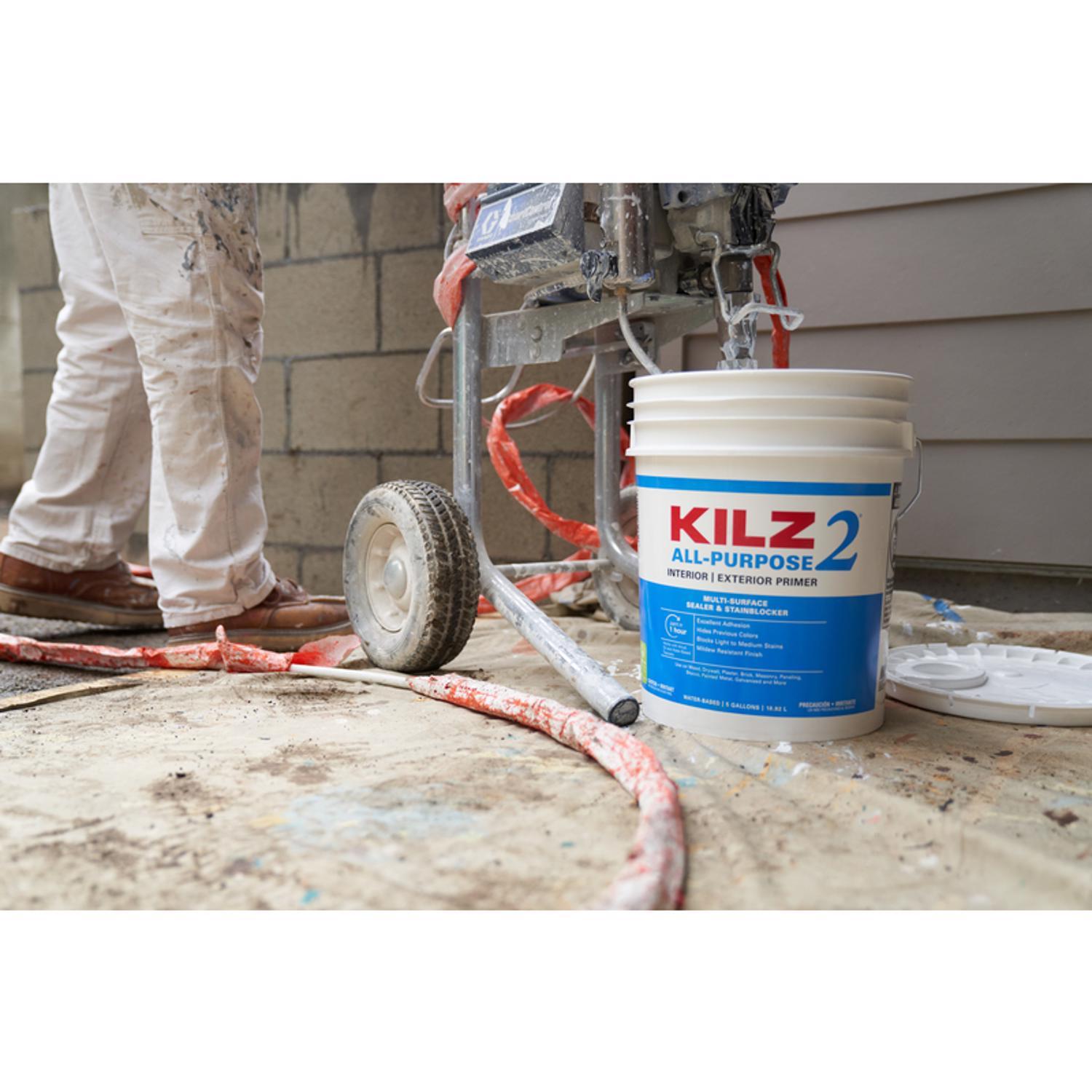 Kilz White Water-Based Stain Blocking Primer 5 gal
