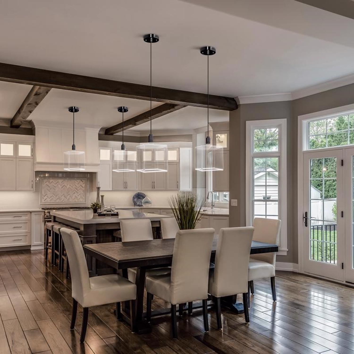 Feit Square E26 (Medium) Filament LED Bulb Soft White 40 Watt Equivalence 1 Pack