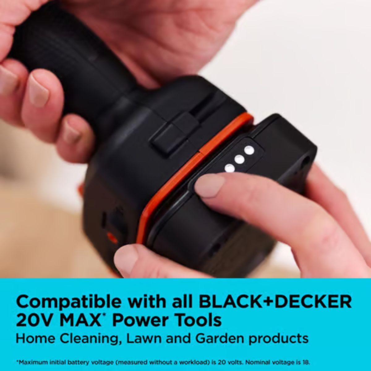 Black+Decker 20V MAX Power Connect LBD1520S 1.5 Ah Lithium-Ion Battery 1 Pack
