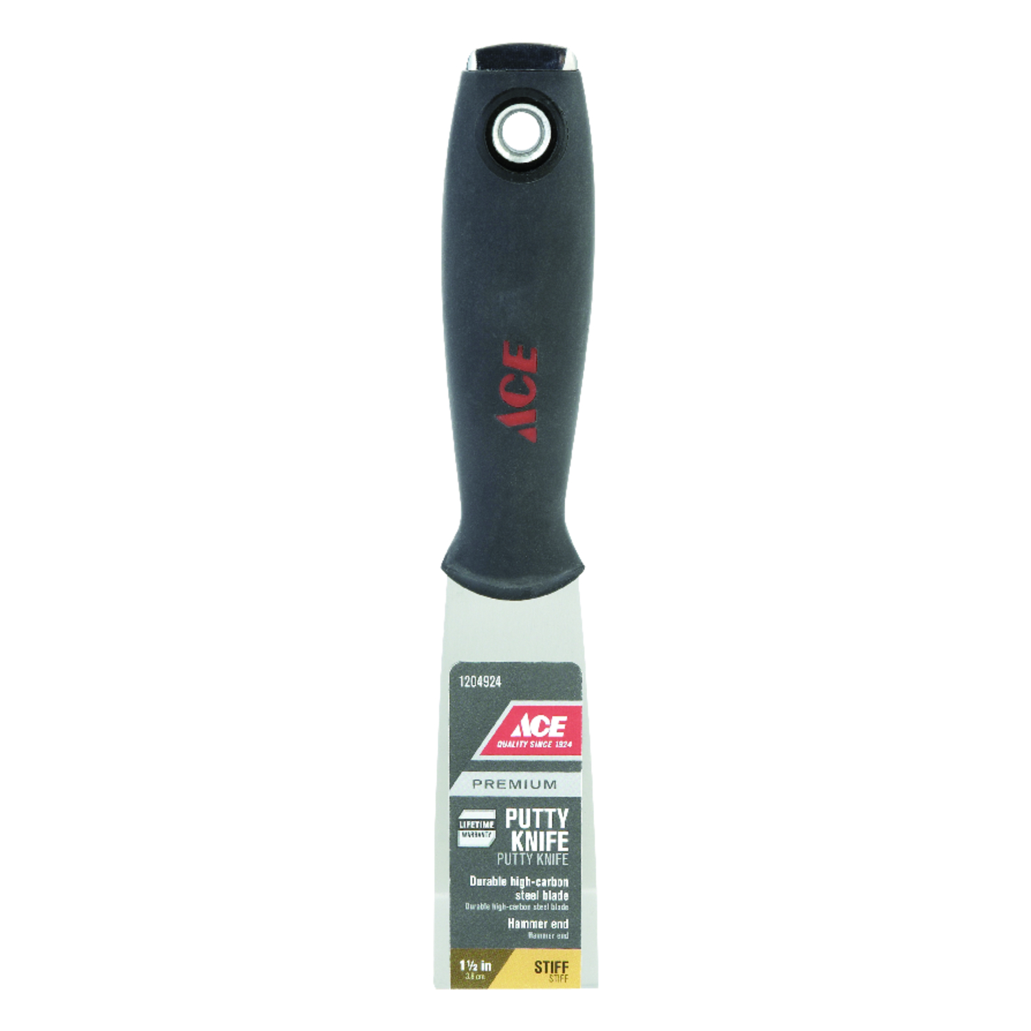 Ace 1.5in. W High-Carbon Steel Stiff Putty Knife