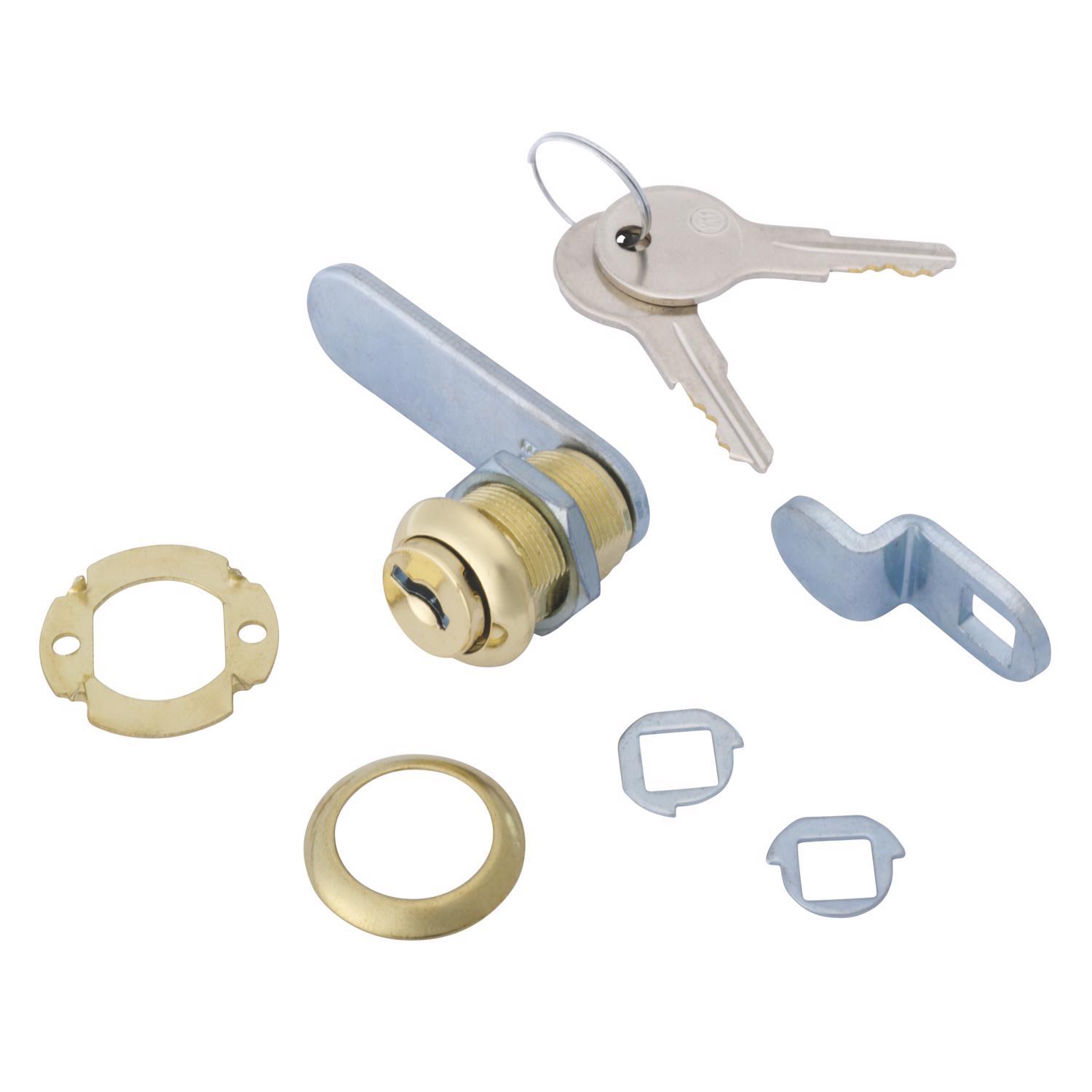 Ace Bright Brass Yellow Brass Cam Lock