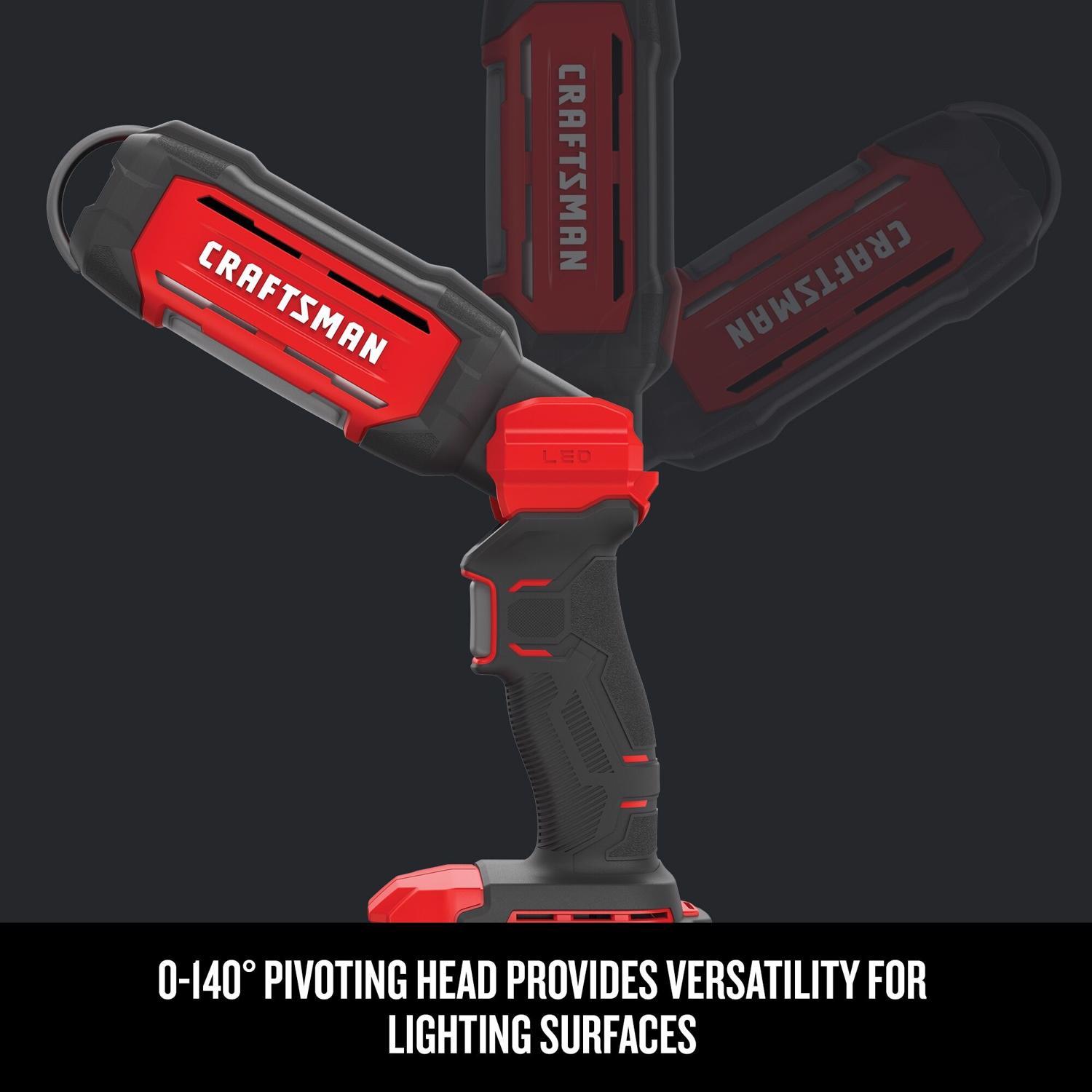 CRAFTSMAN V20 700 lm Red LED Work Light