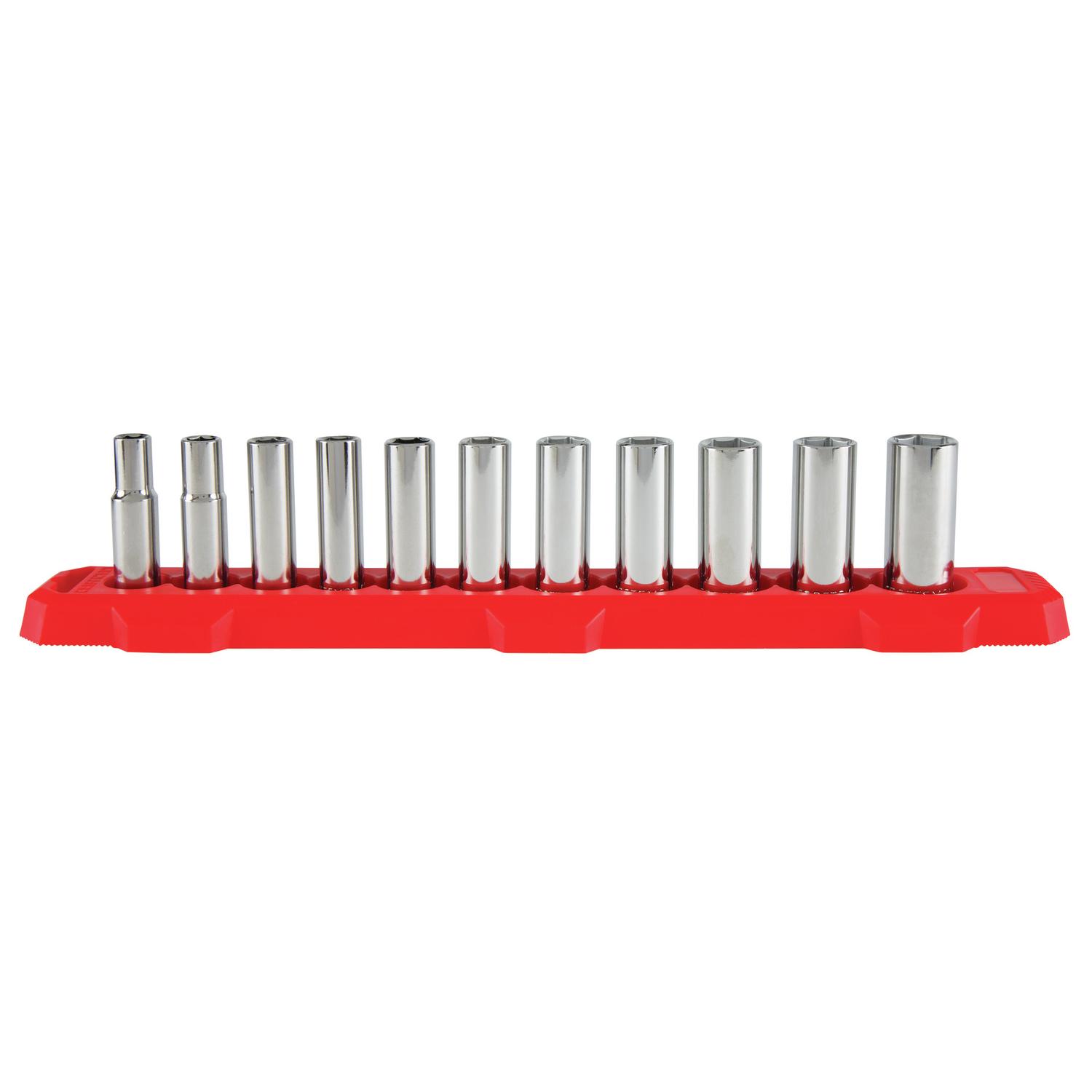 Craftsman 3/8 in. drive Metric 6 Point Deep Socket Set 11 pc