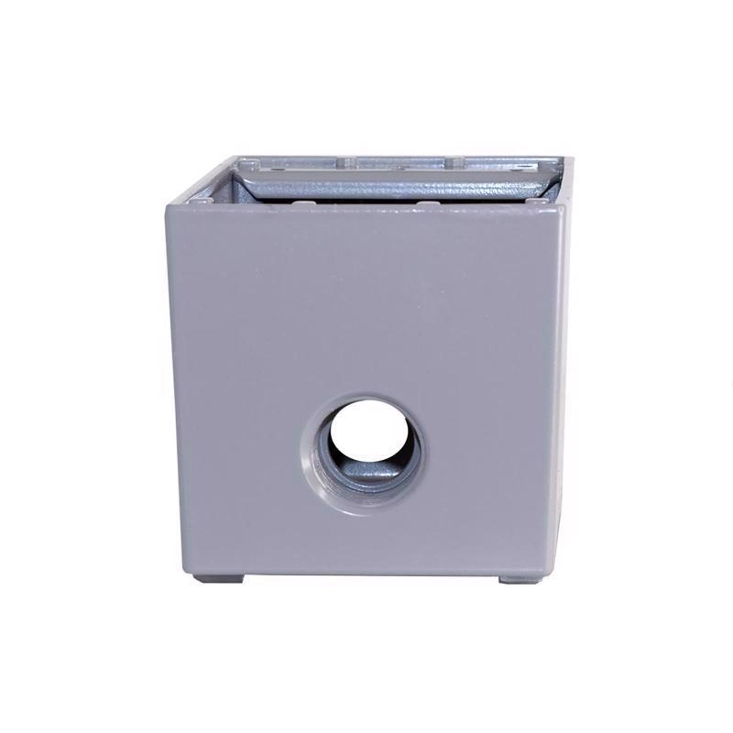 Sigma Engineered Solutions New Work 25.5 cu in Rectangle Metallic 1 gang Weatherproof Box Gray
