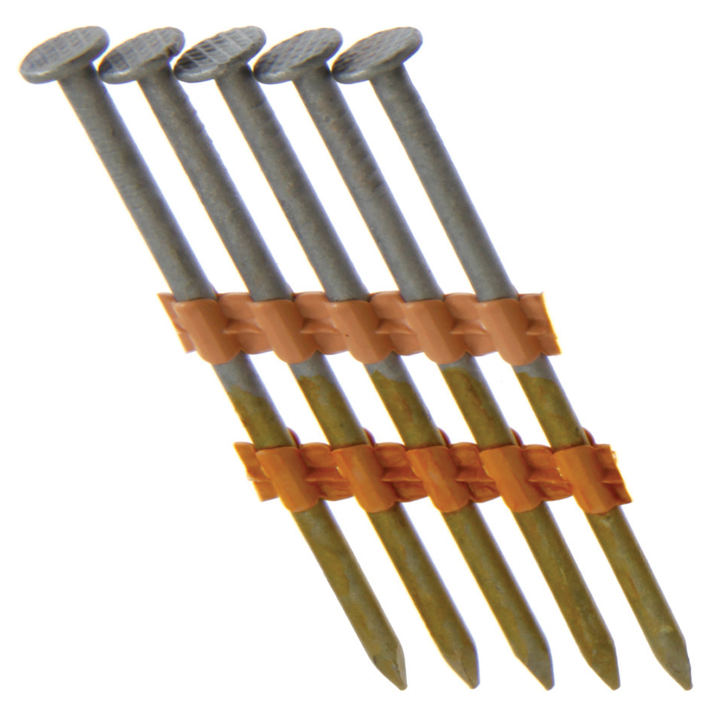 Grip-Rite 3 in. x 0.131 in. Plastic Brite Vinyl-Coated Smooth Shank Nails (1,000 per Box)