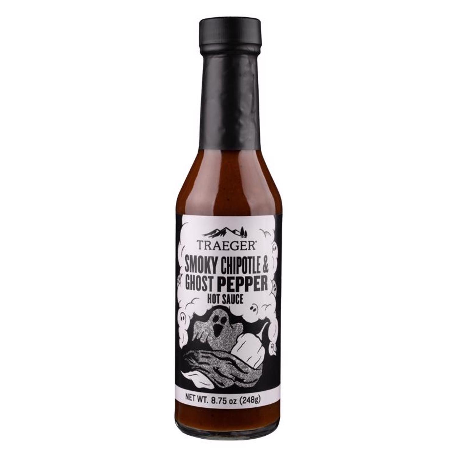 Traeger Smokey Chipotle & Ghost Pepper Hot Sauce 8.75 oz Stine Home