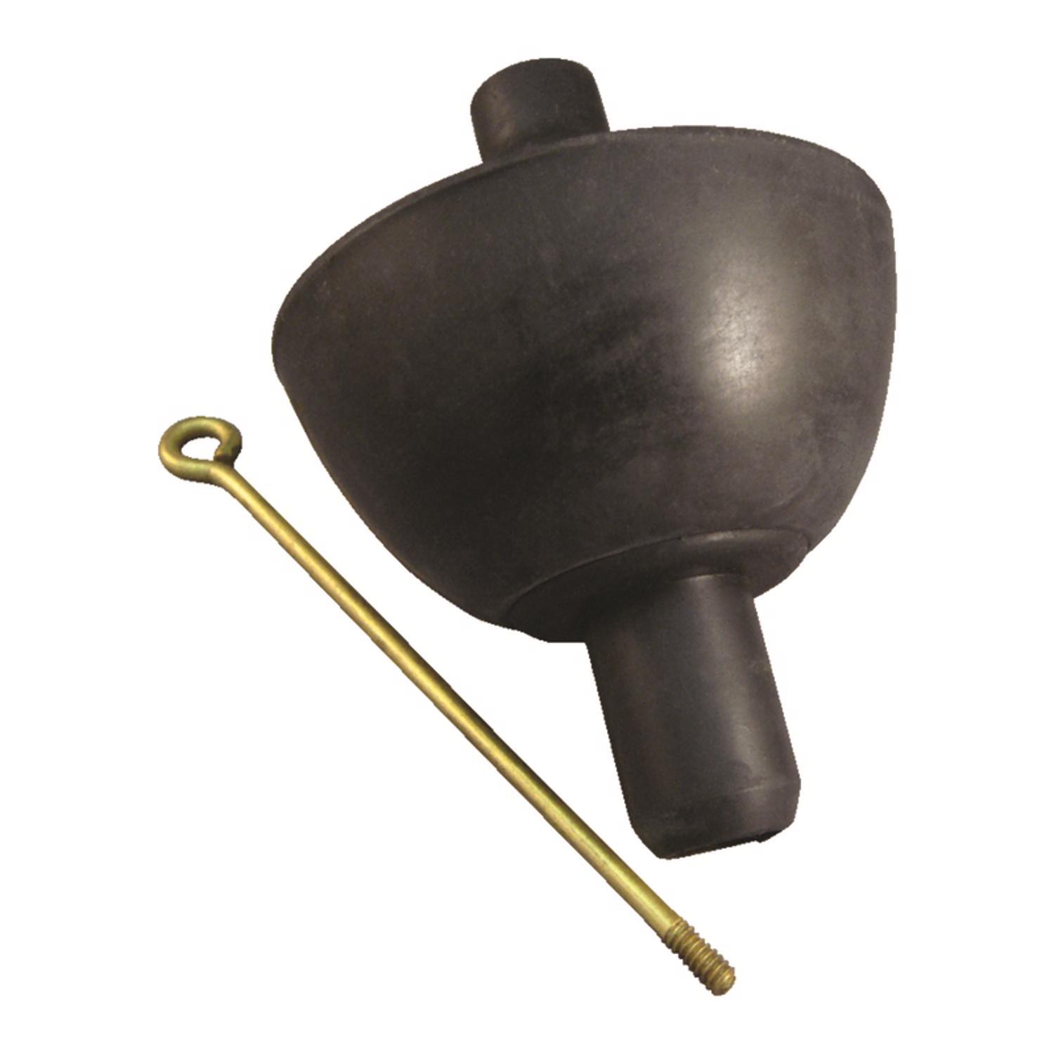 Ace Toilet Tank Ball Black Rubber For Universal