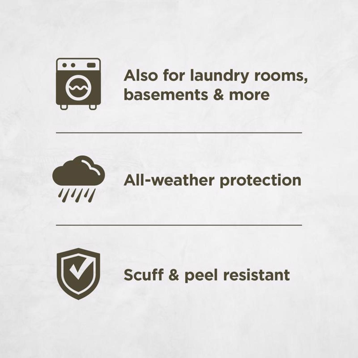 Valspar Porch, Floor & Patio Satin Ultra White Floor Paint 1 gal