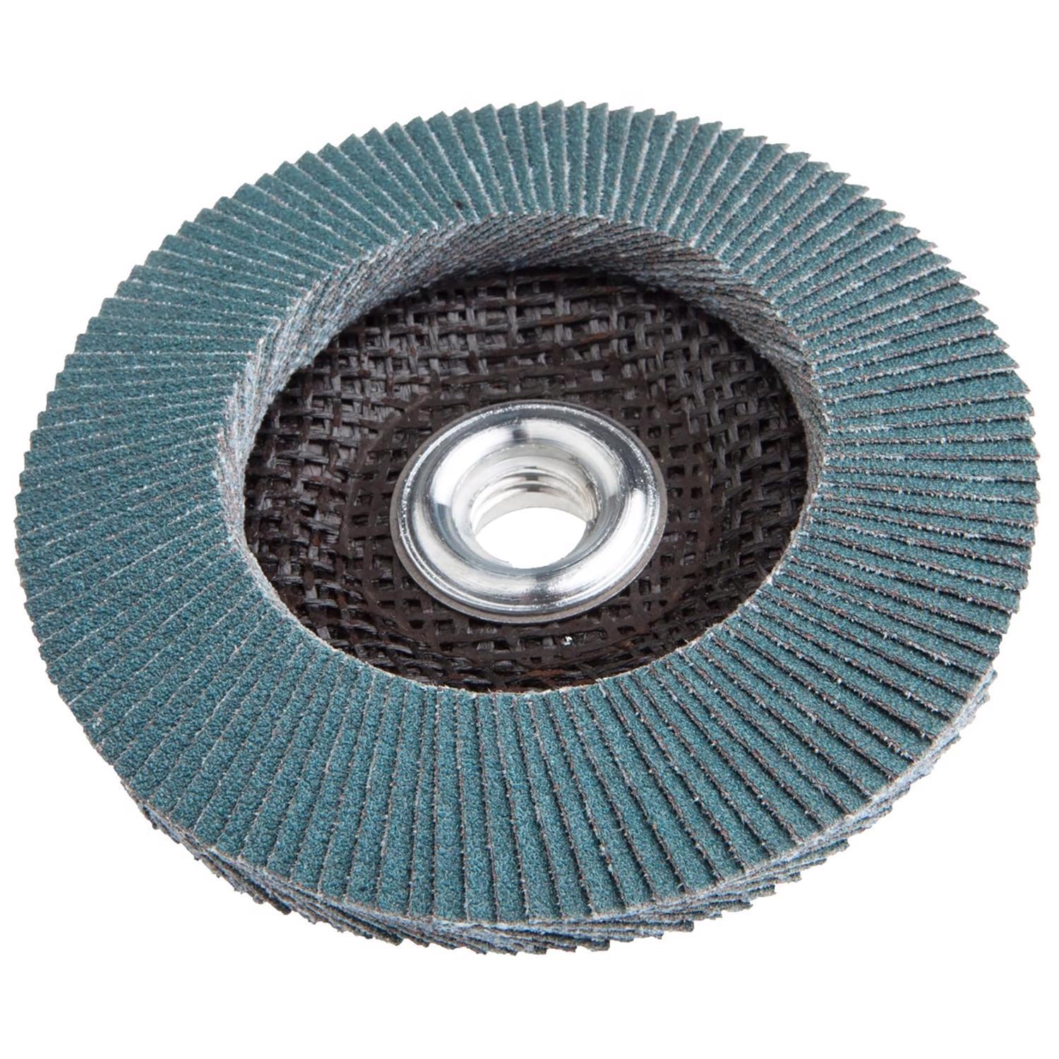 Forney 4-1/2 in. D X 5/8-11 in. Zirconia Aluminum Oxide Flap Disc 60 Grit 1 pc