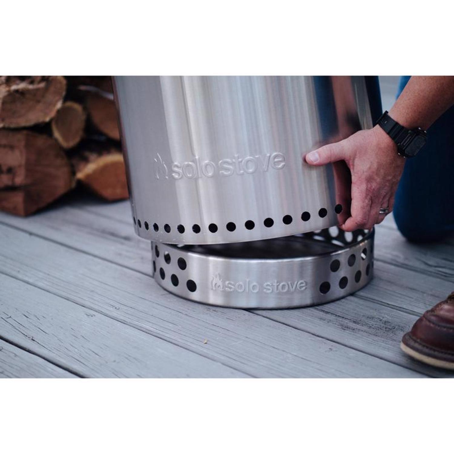 Solo Stove Ranger 15 in. W Stainless Steel Round Multi-Fuel Fire Pit with Stand