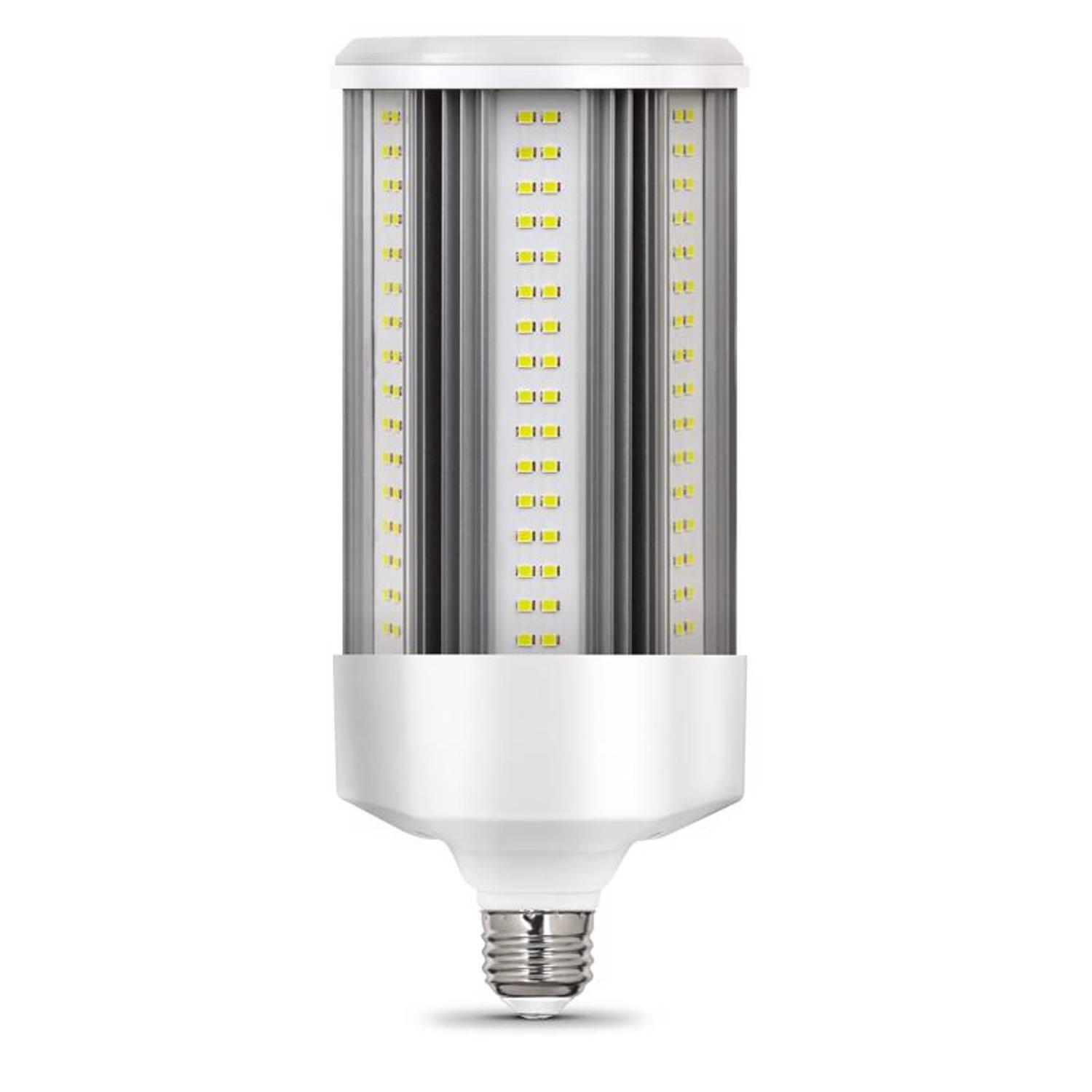 Feit Corn Cob E26 (Medium) LED Bulb Daylight 500 Watt Equivalence 1 pk
