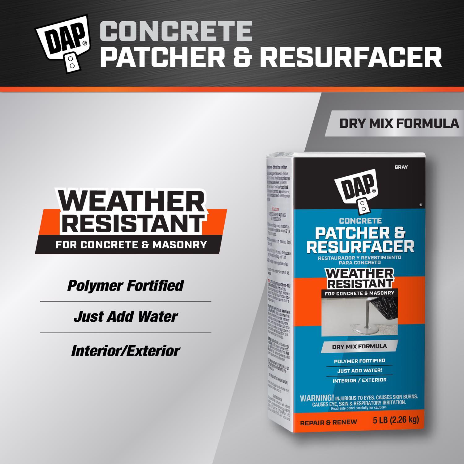 DAP Dry Mix Concrete Resurfacer 5 lb Gray