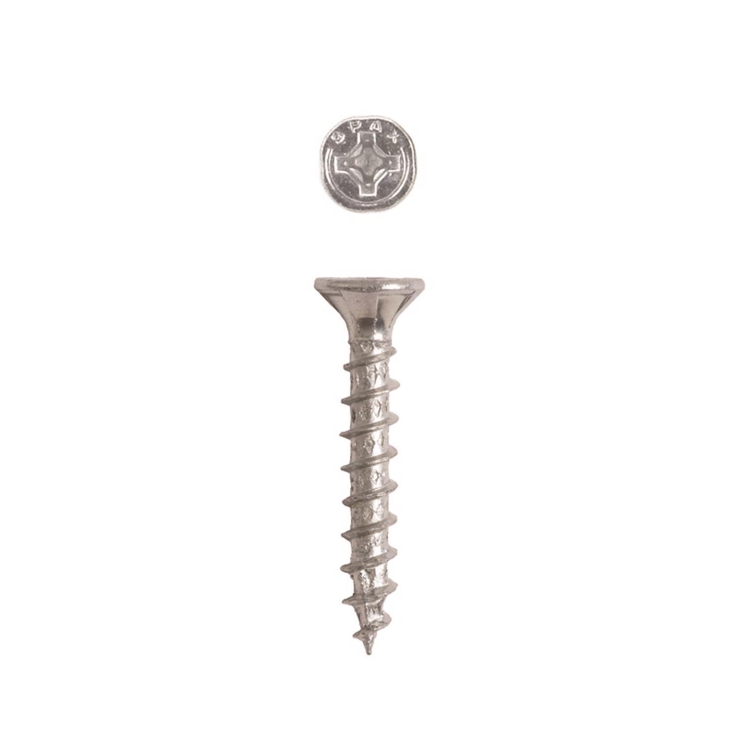 SPAX Multi-Material No. 8 Label X 1-1/4 in. L Unidrive Flat Head Serrated Construction Screws