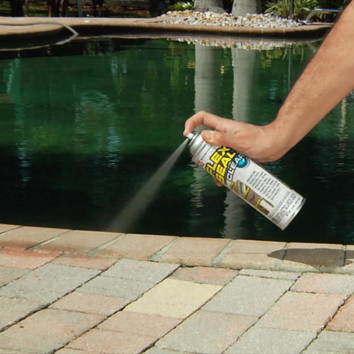 Flex Seal Family of Products Flex Seal Clear Rubber Spray Sealant 14 oz