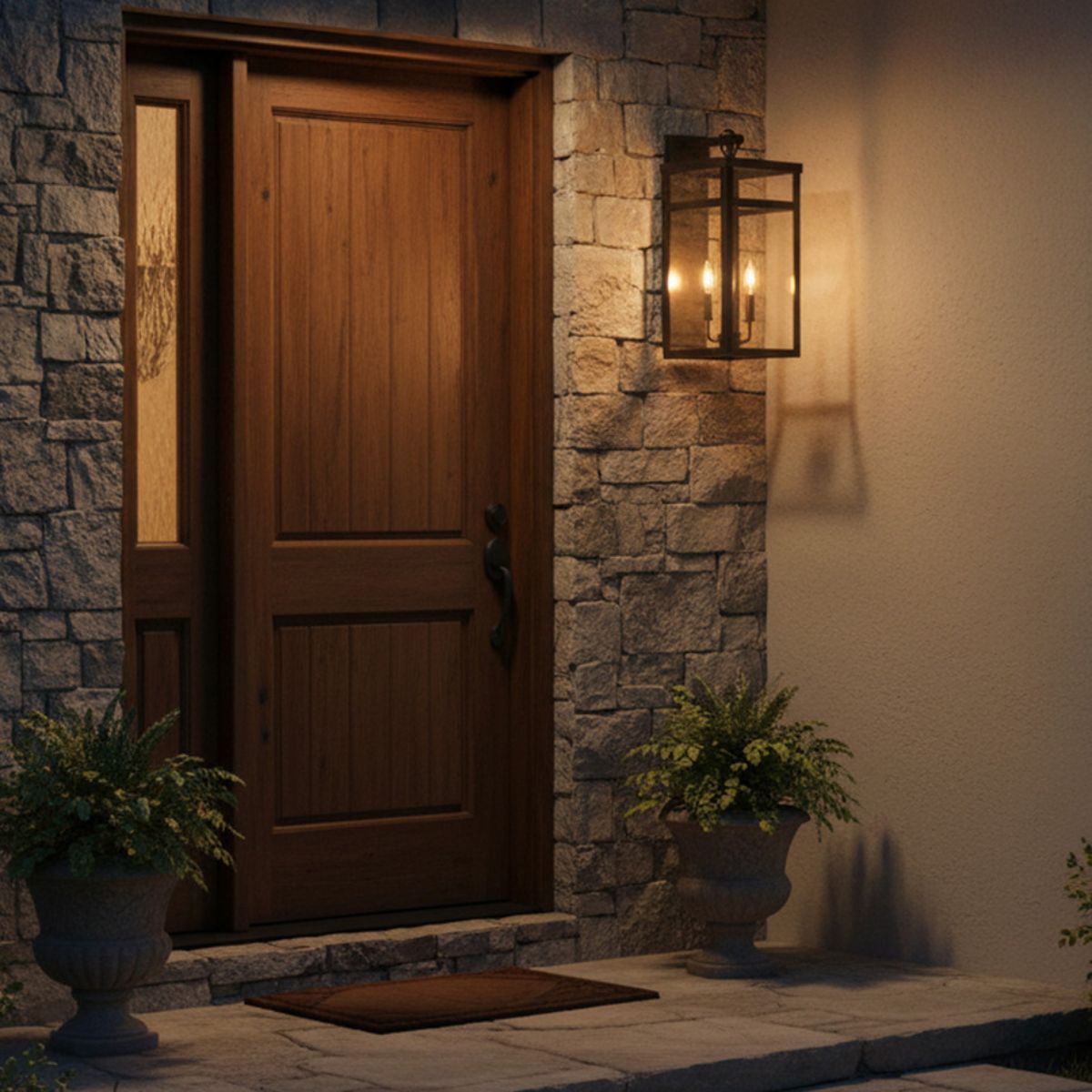 Craftmade O'Neal 21 in. 2 Light Outdoor Wall Lantern in Textured Black