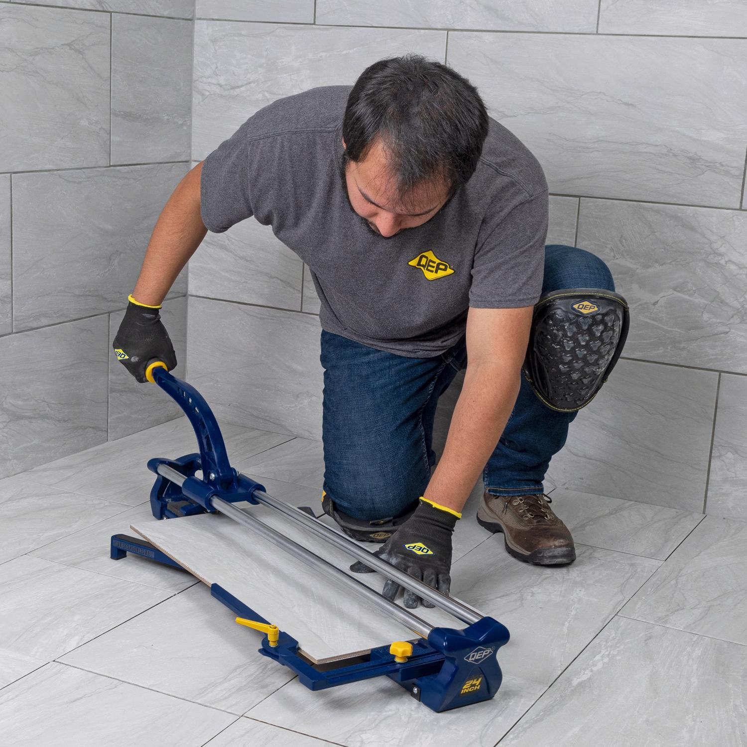 QEP Slimline 5.5 in. W X 24 in. L Metal/Plastic Tile Cutter 1 pk