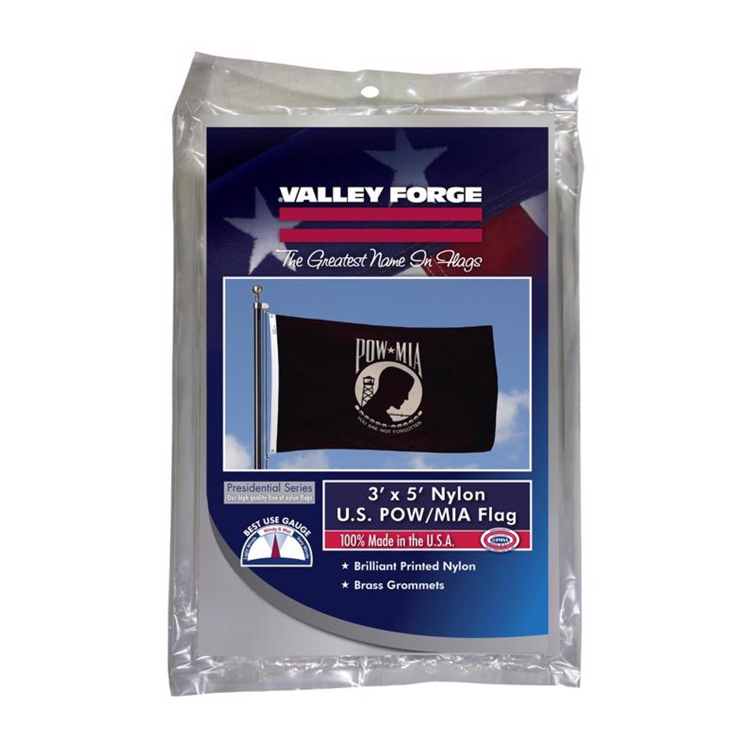 Valley Forge Pow-Mia Military Flag 3 ft. x 5 ft.