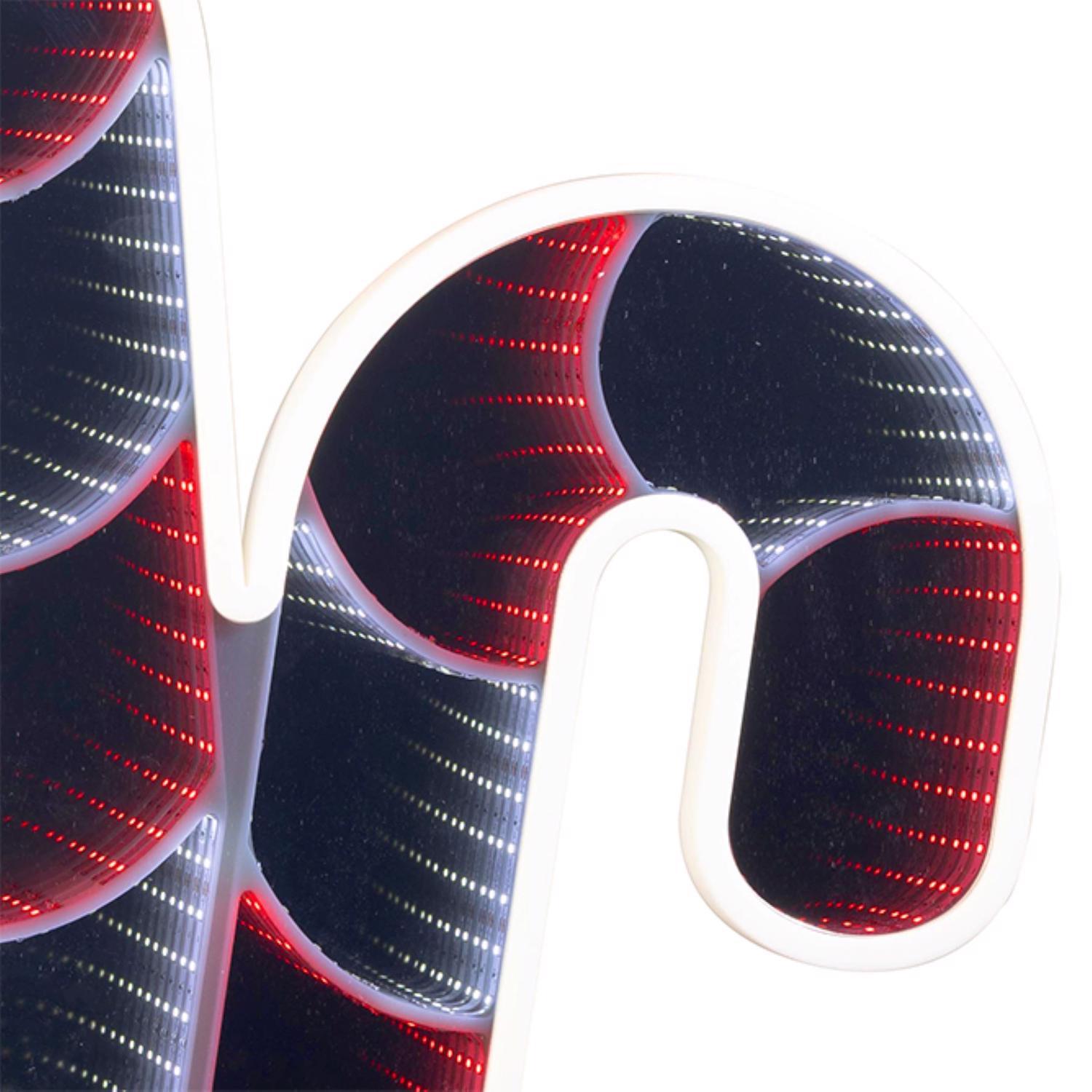 Celebrations LED Infinity Candy Cane 30 in. Yard Decor