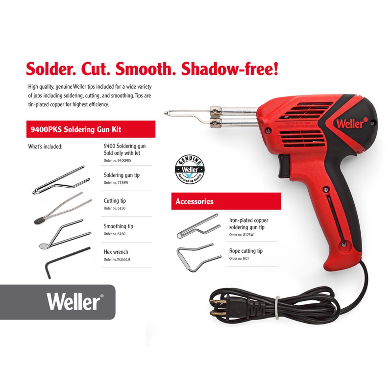 Weller Corded Soldering Gun Kit 140 W 1 pk