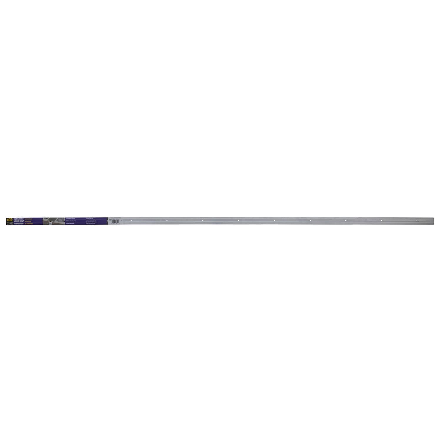 M-D Building Products 0.1 in. H X 1.25 in. W X 72 in. L Prefinished Silver Aluminum Seam Binder