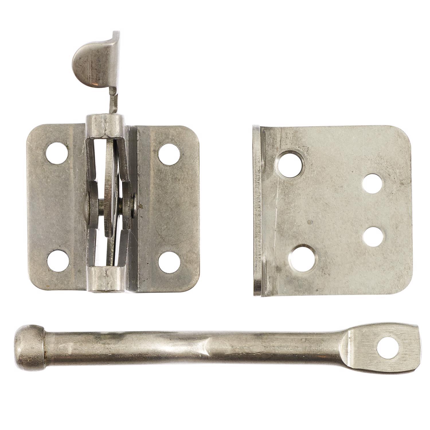 Ace 7.5 in. H X 2 in. W X 4 in. L Stainless Steel Adjustable Gate Latch