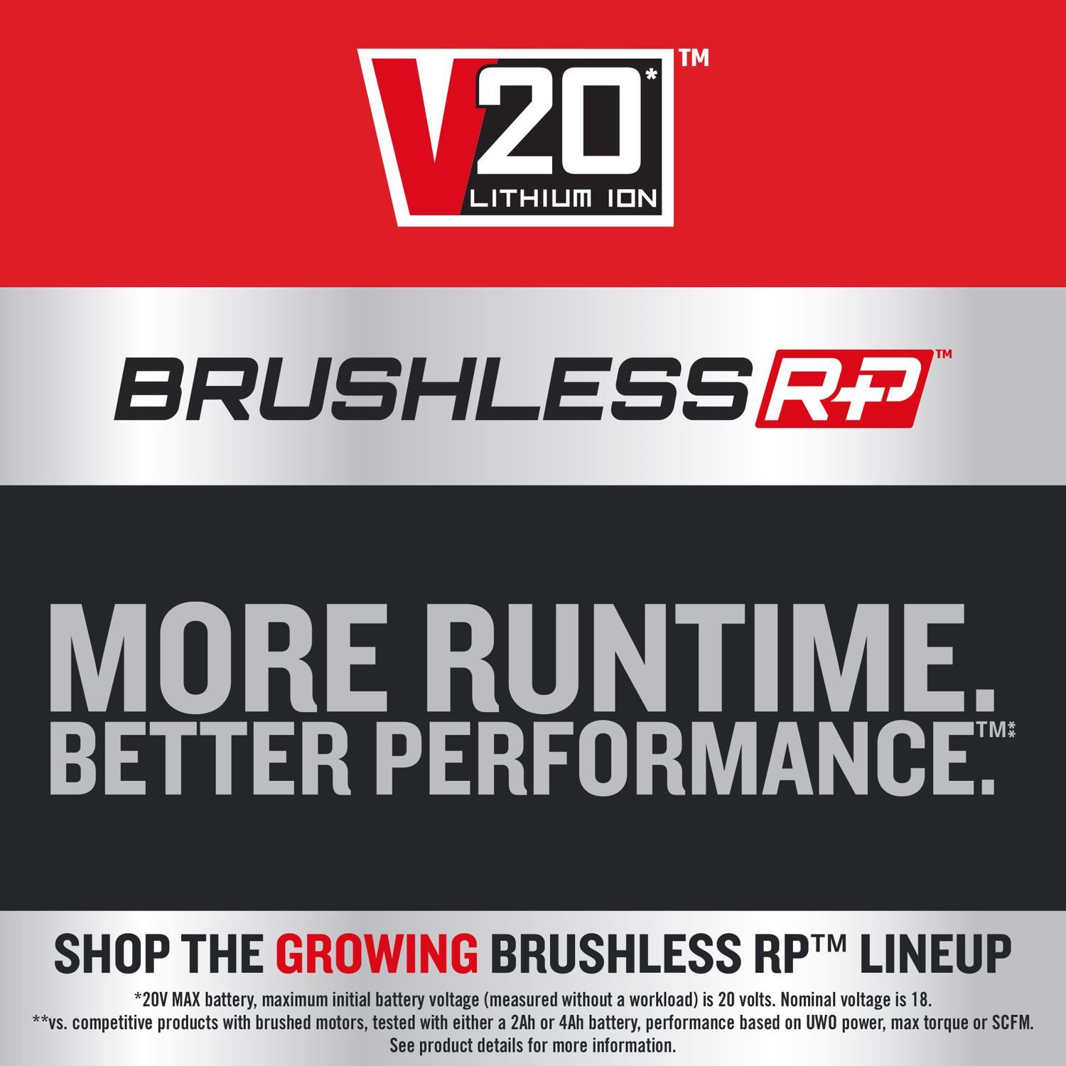 Craftsman V20 BRUSHLESS RP 1/2 in. Brushless Cordless Drill/Driver Kit (Battery)