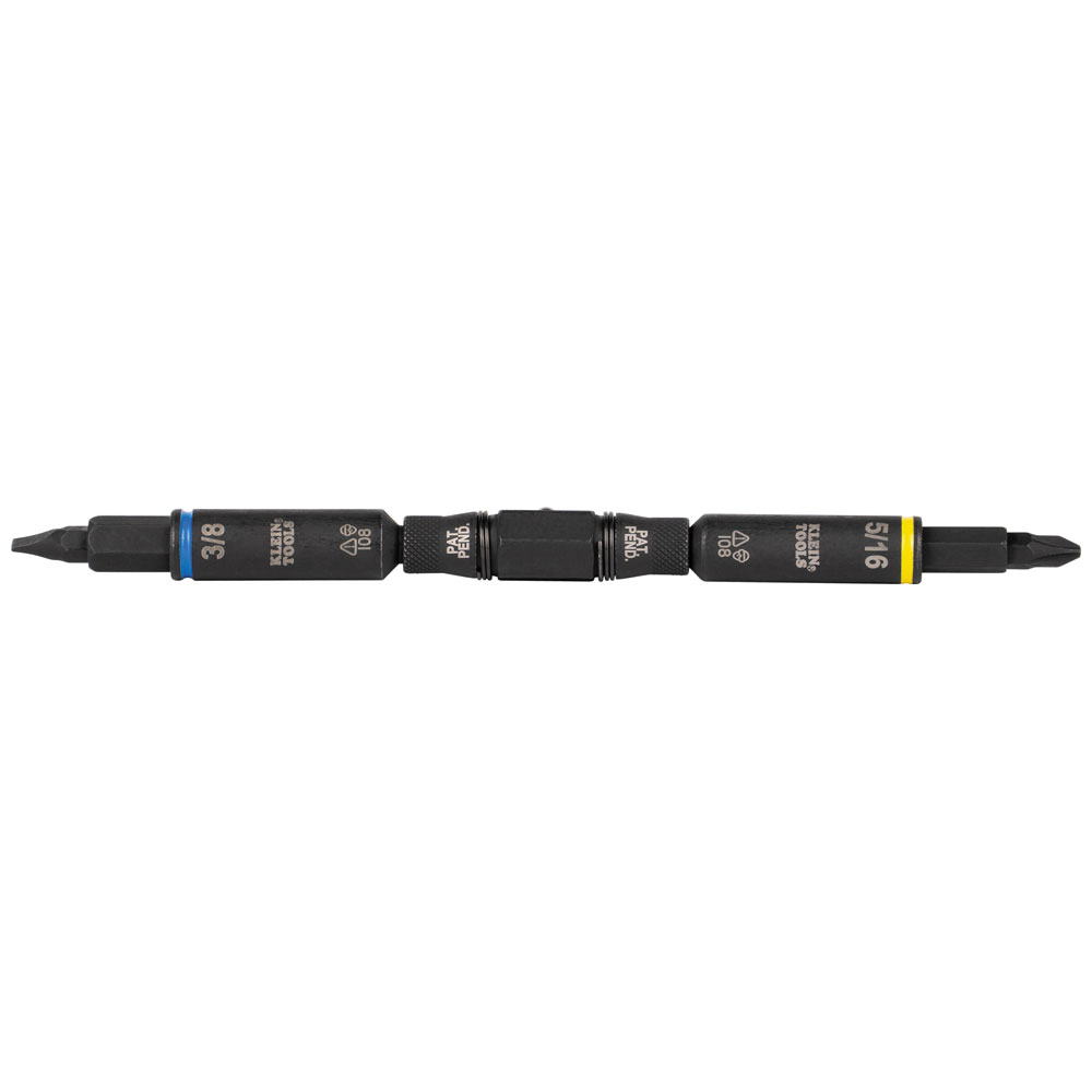 Klein Impact Rated Multi-Bit Screwdriver / Nut Driver, 11-in-1