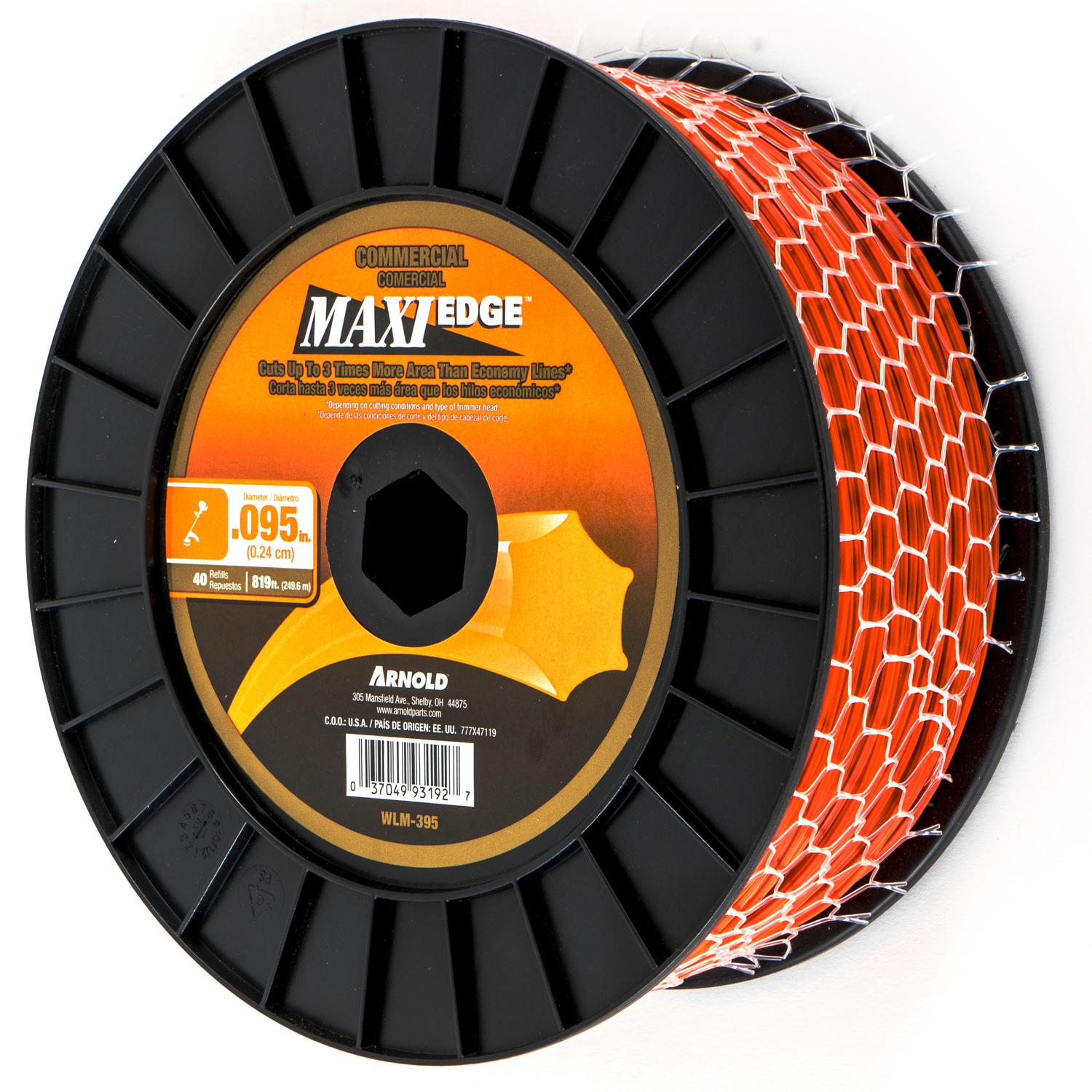 Arnold Maxi Edge Commercial Grade.095 in. D X 819 ft. L Trimmer Line