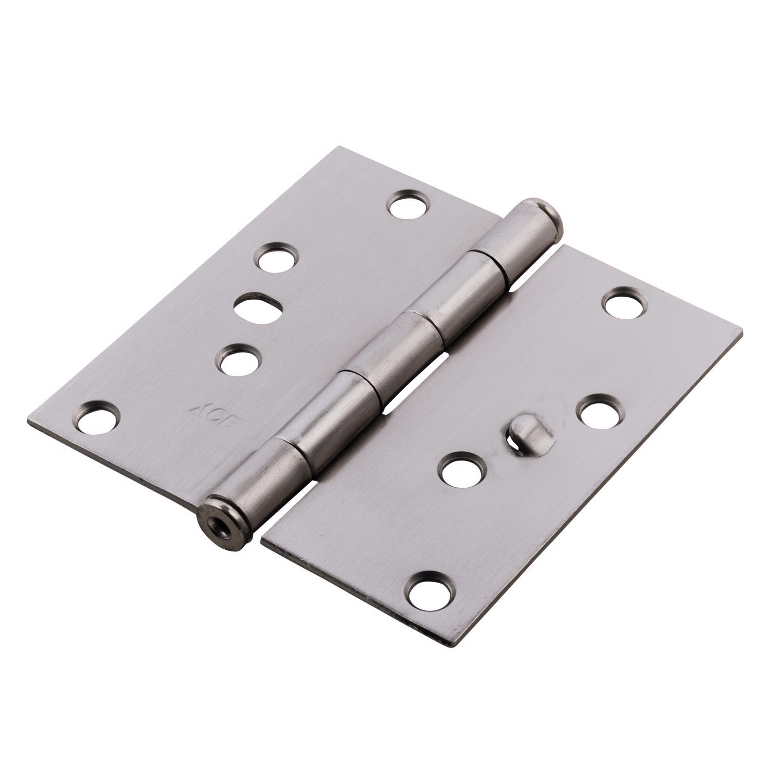 Ace 4 in. L Satin Nickel Residential Door Hinge 1 pk