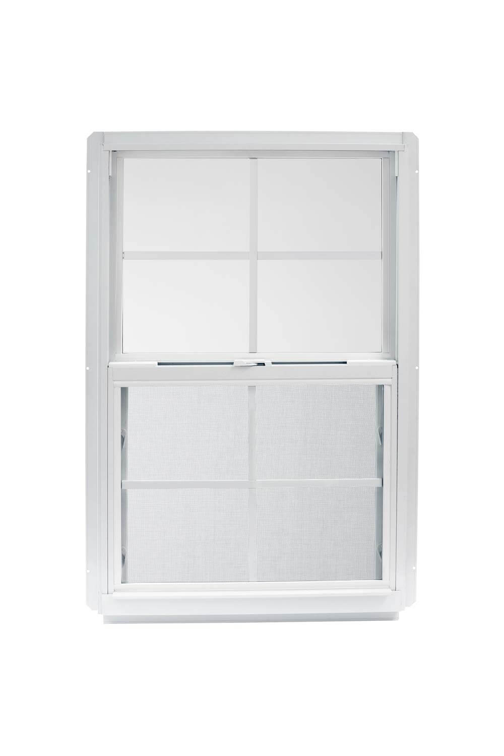 2' x 4'4" White Aluminum Insulated Window (4/4 Window Pane Arrangement) Series 96