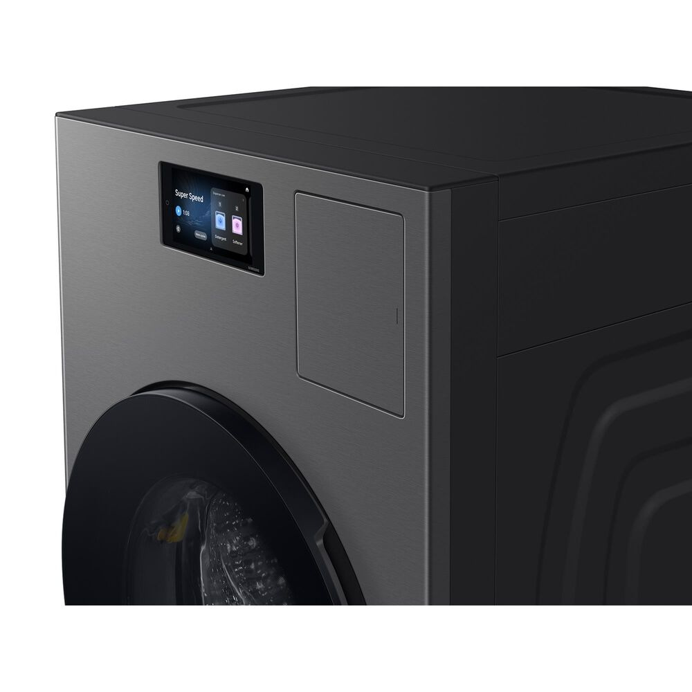 Samsung 5.3 Cu Ft. Bespoke AI Vented Laundry Combo All-in-One Ultra Capacity Washer and Electric Dryer with AI Home in Dark Steel
