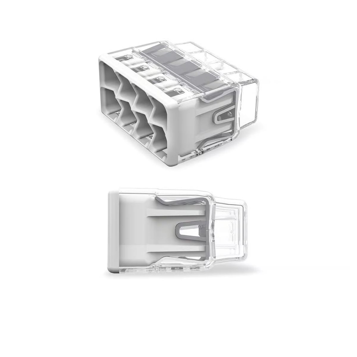 Wago 8 Port Push-In Wire Connector 5 Pack
