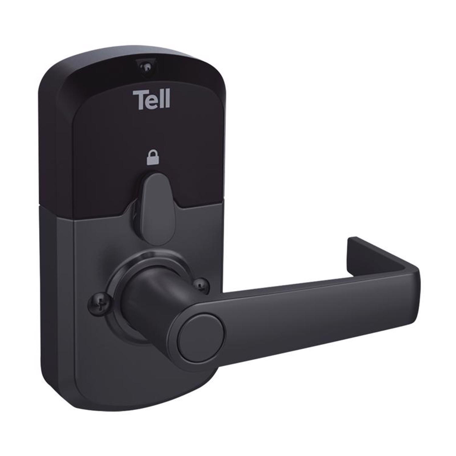 Tell Matte Black Steel Electronic Keypad Entry Lock