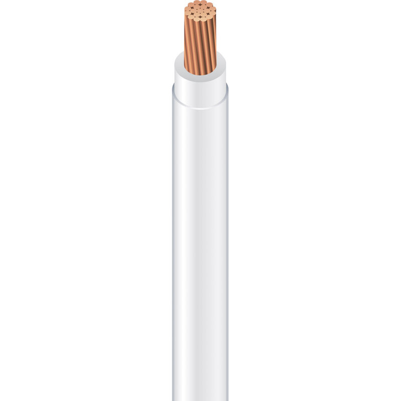 Southwire 500 ft. 10/1 THHN Stranded Wire White - Sold by the foot