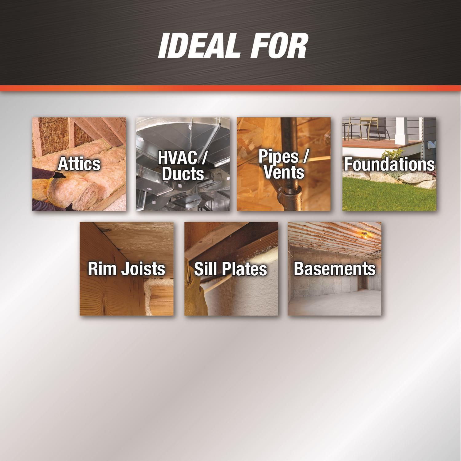 Touch 'n Foam Max Fill Tan Polyurethane Foam Expanding Sealant 12 oz