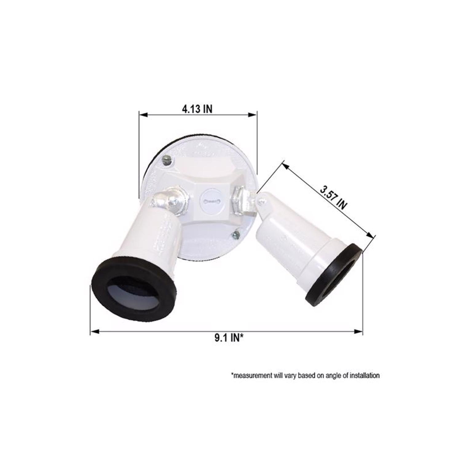 Sigma Engineered Solutions Switch Controlled White Lamp Holder Kit Hardwired