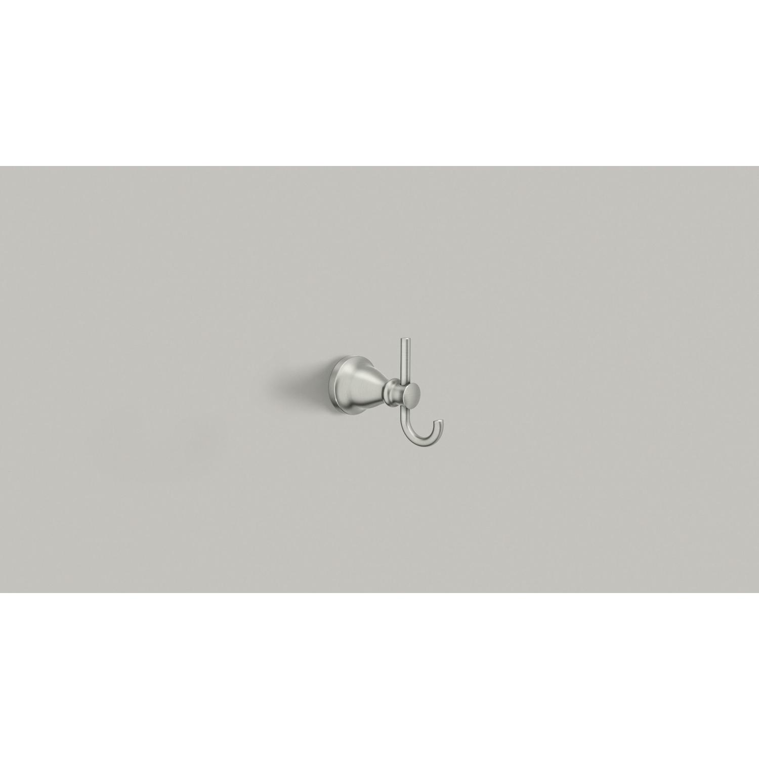 Moen Hilliard 2 in. W X 2.34 in. L Brushed Nickel Robe Hook