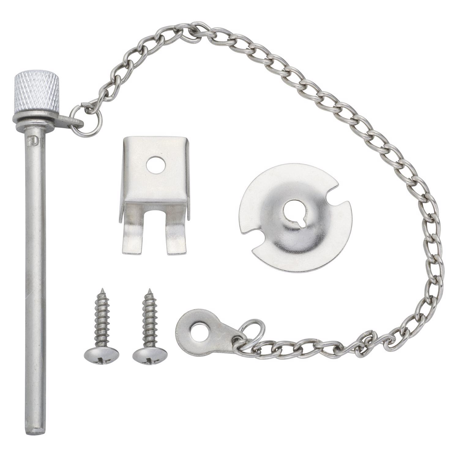 Ace Nickel Nickel Indoor Patio Door Security Pin