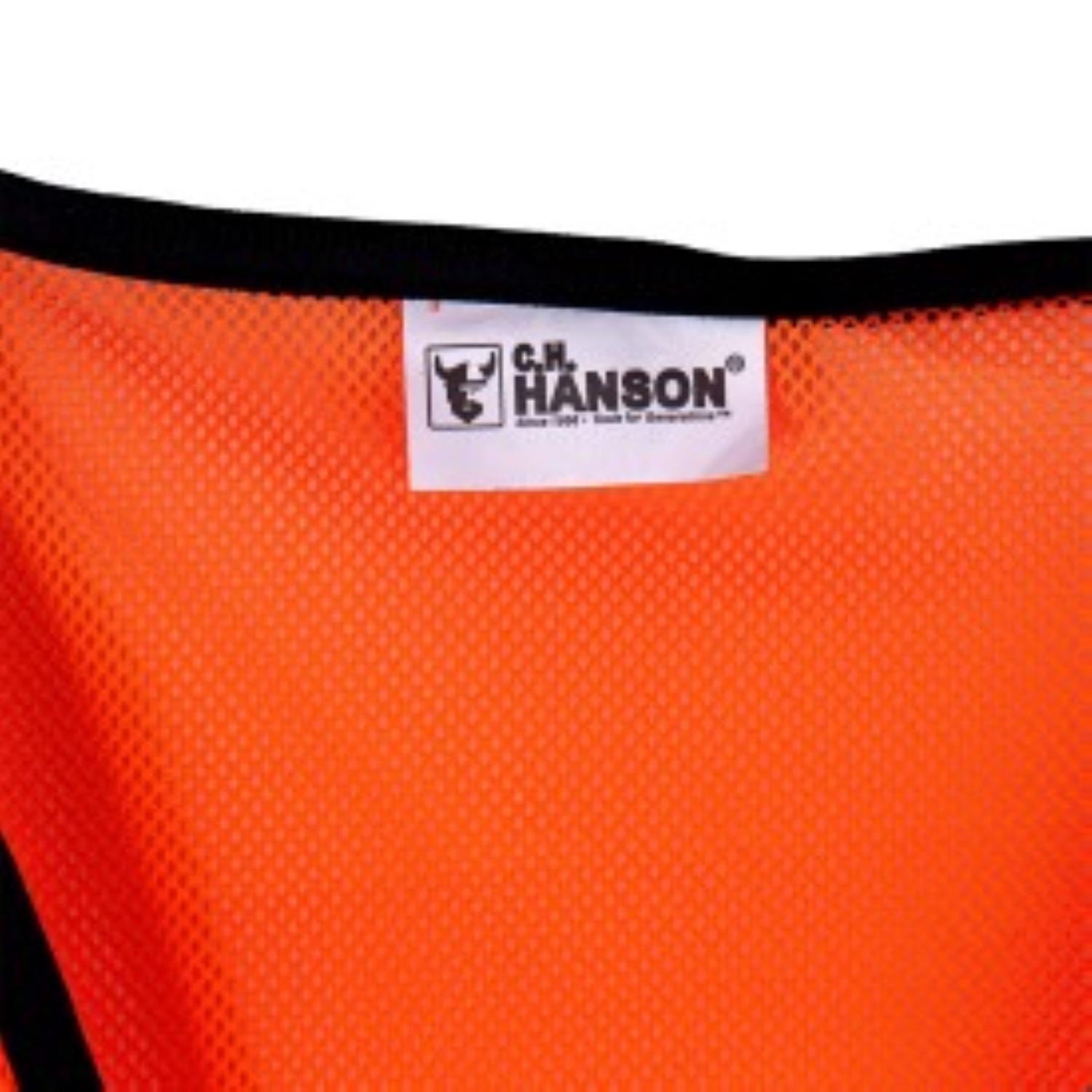 C.H. Hanson Reflective Safety Vest Orange One Size Fits All