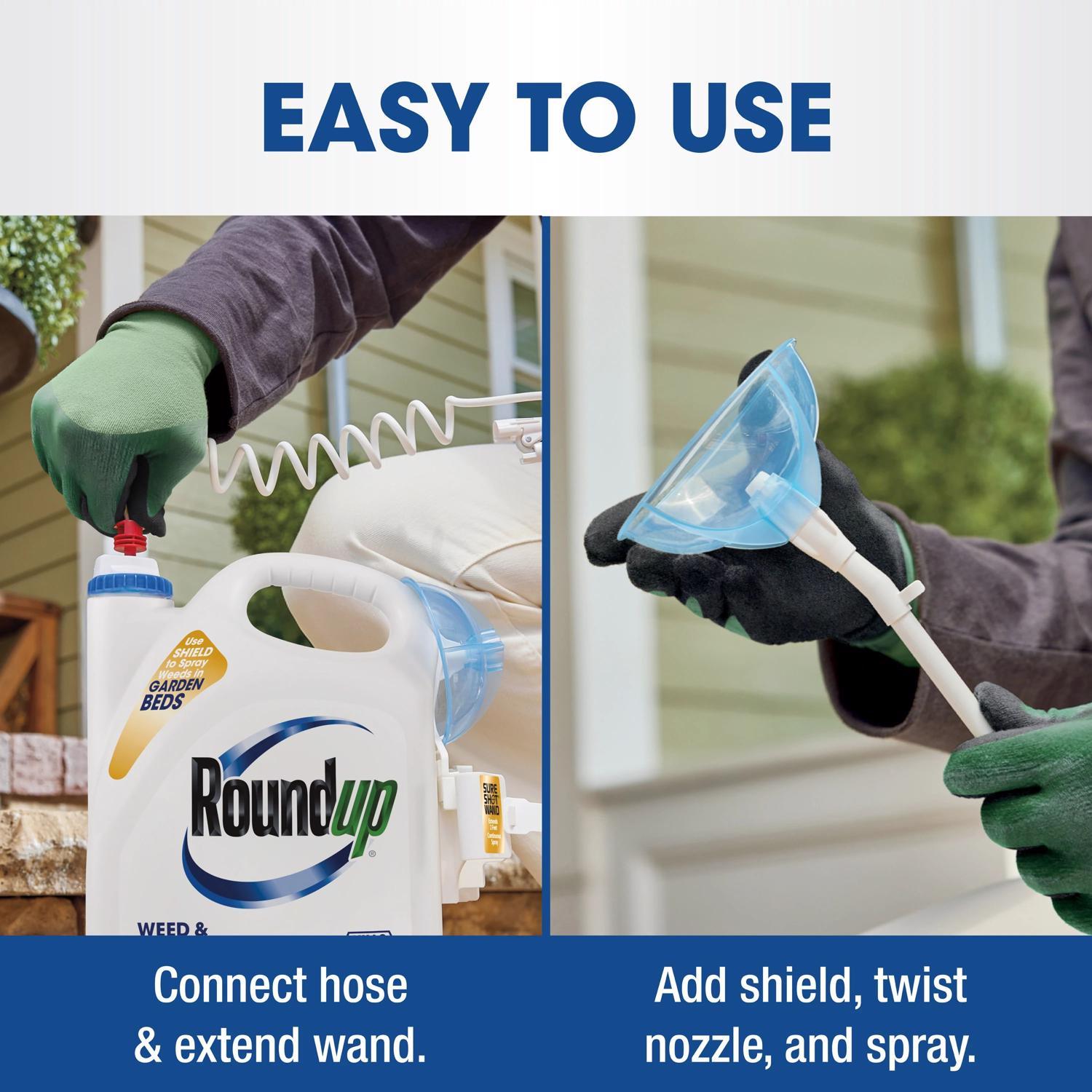 Roundup Weed and Grass Killer RTU Liquid 1 gal