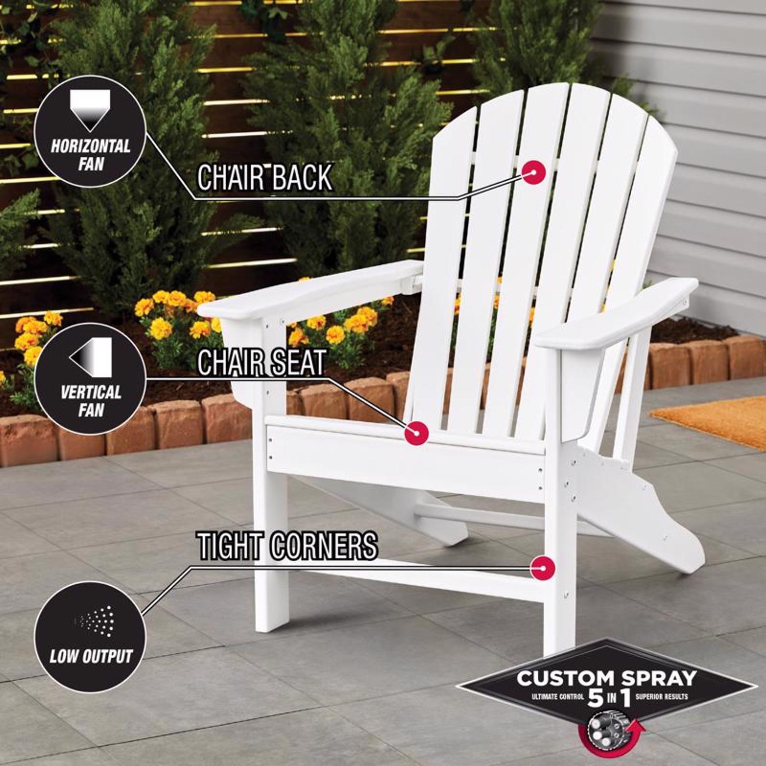 Rust-Oleum Stops Rust Custom Spray 5-in-1 Flat White Spray Paint 12 oz