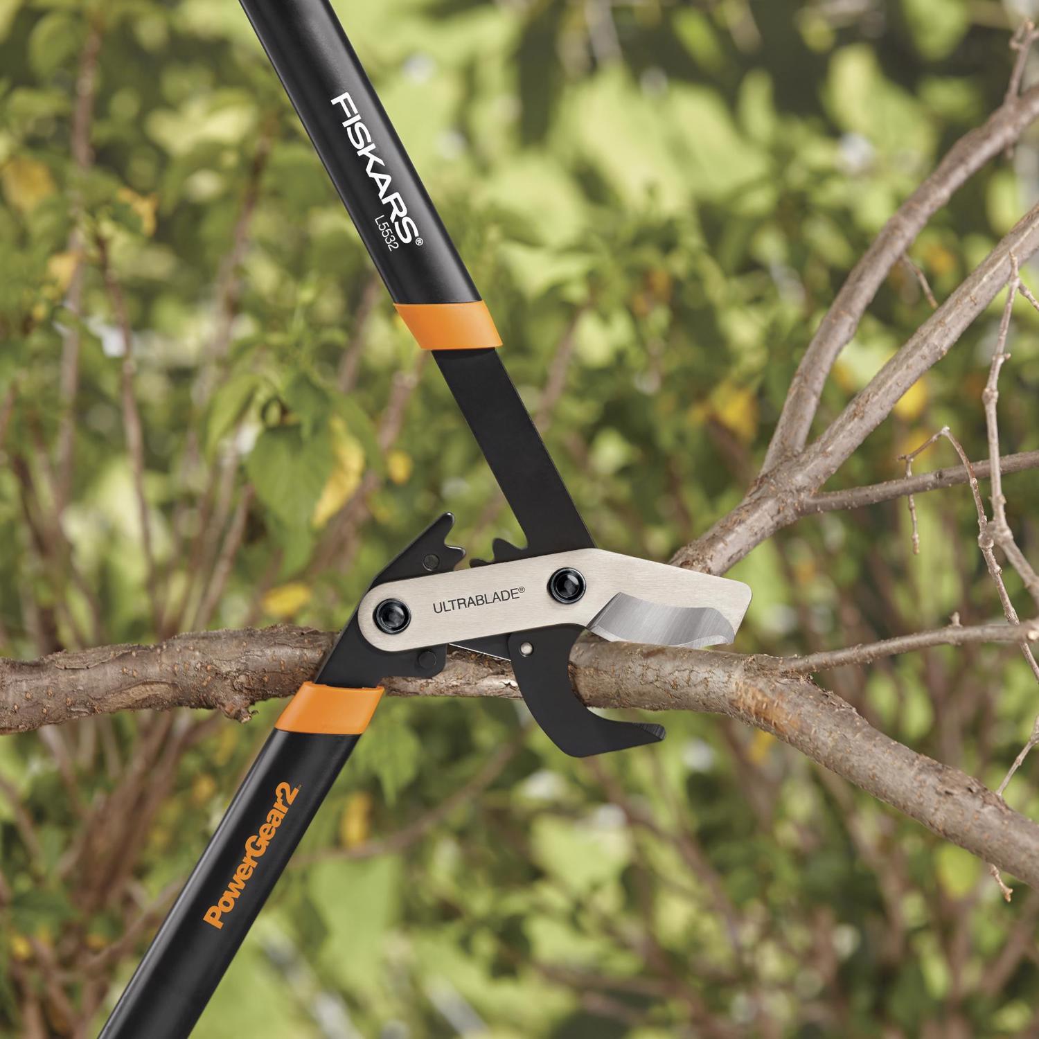 Fiskars PowerGear2 32 in. Stainless Steel Bypass Lopper