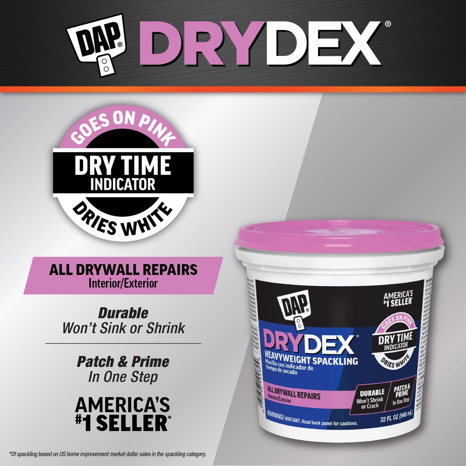 DAP DryDex Ready to Use White Spackling Compound 1 qt