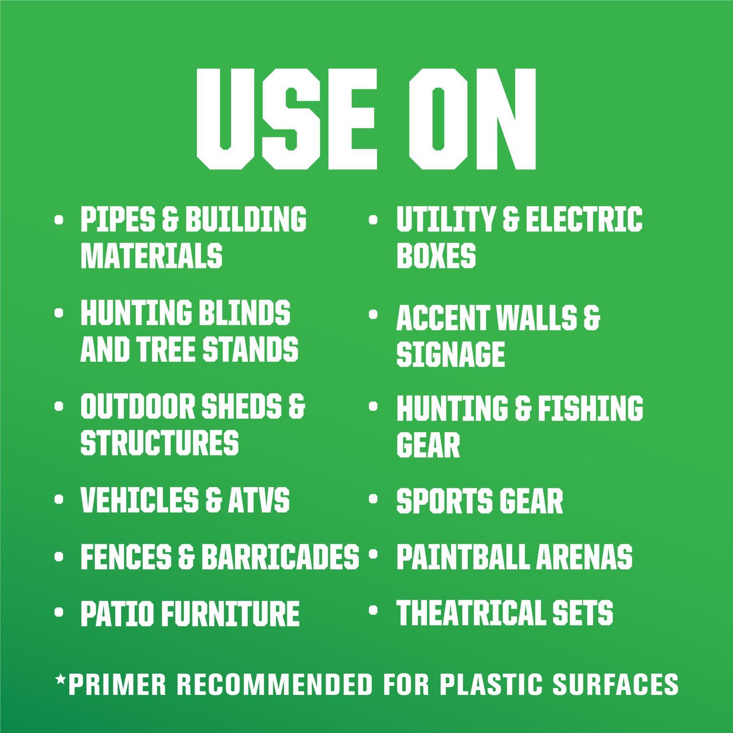 Rust-Oleum Specialty Flat Khaki Camouflage Spray Paint 12 oz