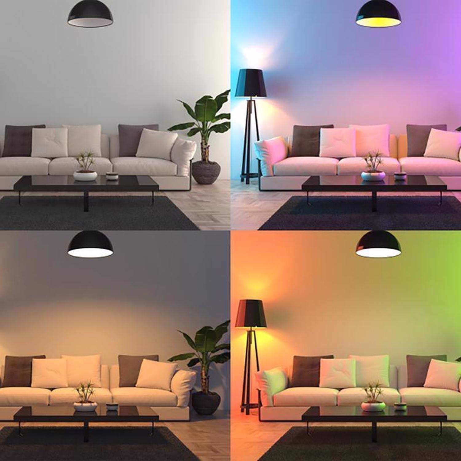 Feit BR30 E26 (Medium) Smart-Enabled LED Floodlight Bulb Color Changing 65 Watt Equivalence 1 pk