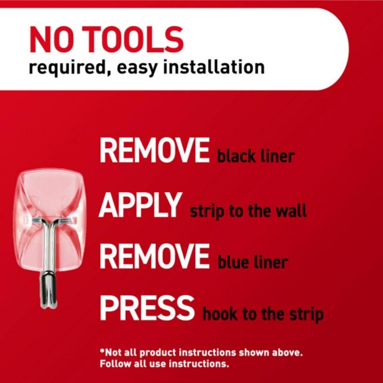 3M Command Small Plastic Wire Hooks 1.625 in. L 9 pk
