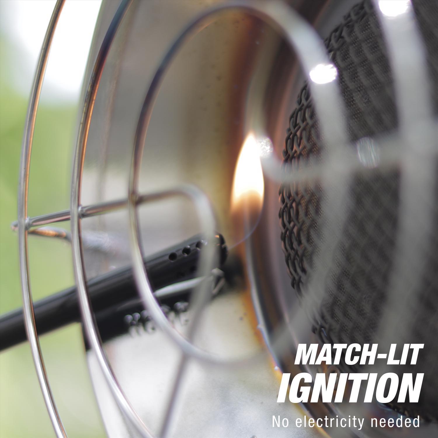 Mr. Heater 15000 Btu/h 300 sq ft Infrared Propane Tank Top Heater