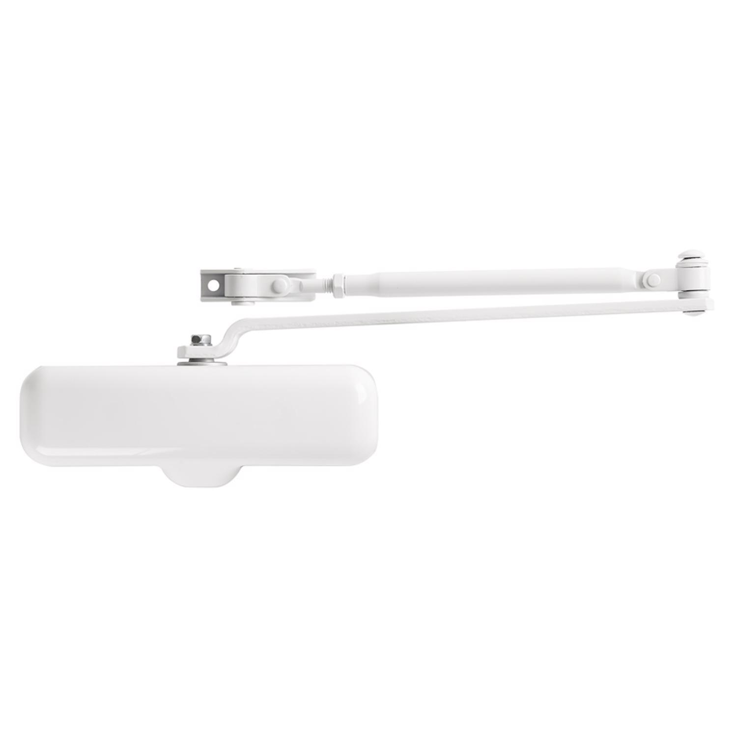 Brinks Residential White Steel Hydraulic Adjustable Door Closer